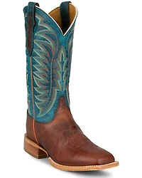 Justin Men's Burchett Western Boots - Broad Square Toe