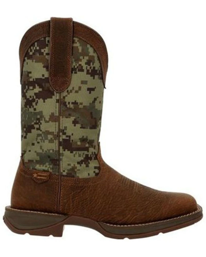 Durango Men's Rebel Camo Western Boots - Broad Square Toe