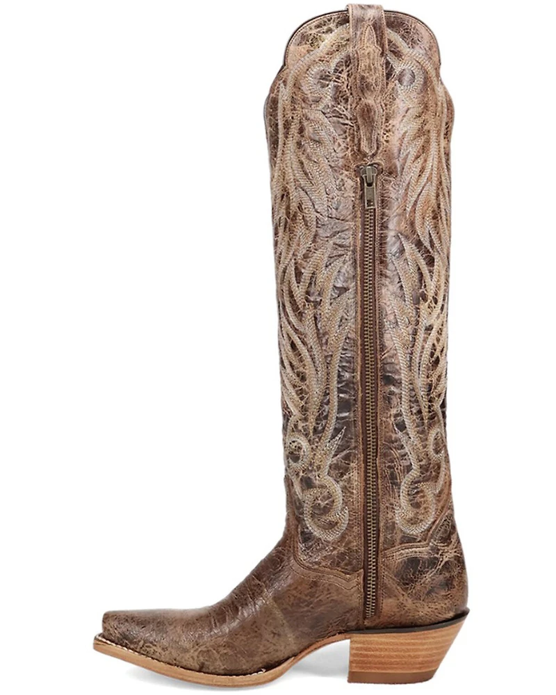 Dan Post Women's Rustic Ridge Tall Western Boots - Snip Toe