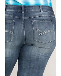 Wrangler Women's Straight Leg Jeans - Plus