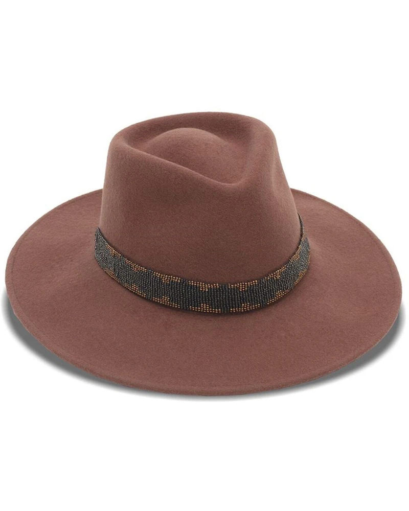 Nikki Beach Women's Rogue Western Felt Rancher Hat