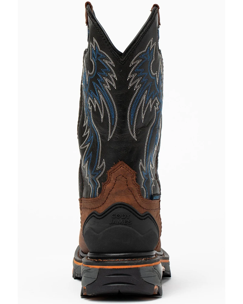 Cody James Men's 11" Decimator Waterproof Western Work Boots
