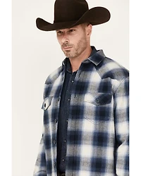 Cody James Men's Plaid Print Button-Down Jacket