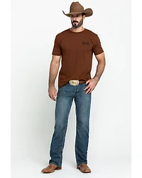 Cody James Men's Bozeman Wash Wyatt Slim Bootcut Stretch Denim Jeans