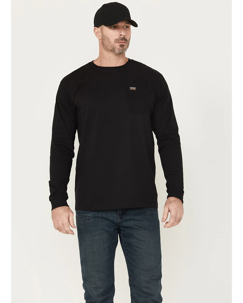 Ariat Men's Rebar Cotton Strong Hardhead Long Sleeve T-Shirt