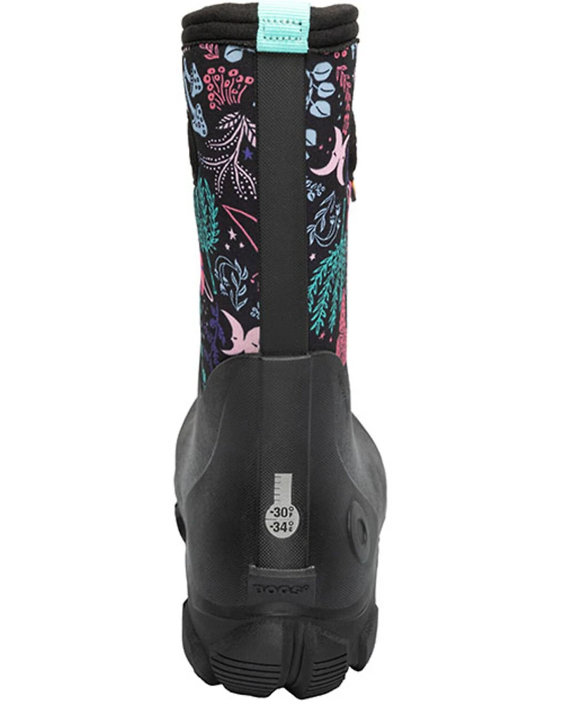 Bogs Girls' Classic Seamless Cosmic Forest Rubber Boots