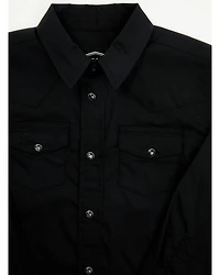 Gibson Toddler Boys' Solid Long Sleeve Snap Western Shirt