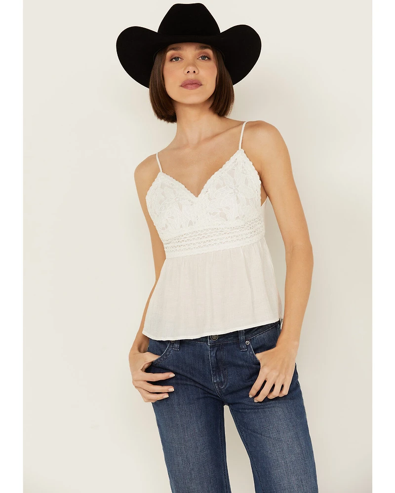 Shyanne Women's Lace Bustier Tank