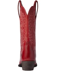 Ariat Women's Rosy Red Heritage R Toe Stretch Fit Full-Grain Western Boot - Round