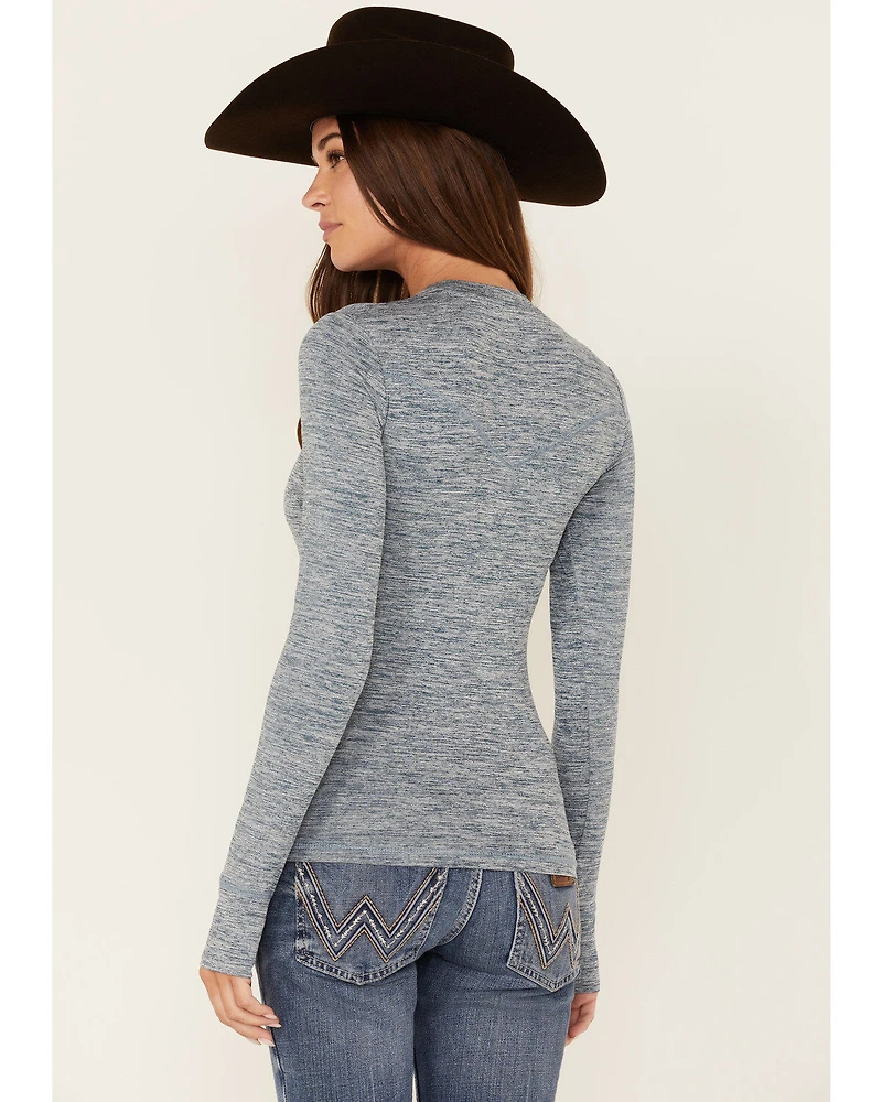 RANK 45® Women's Long Sleeve Athletic Layering Top