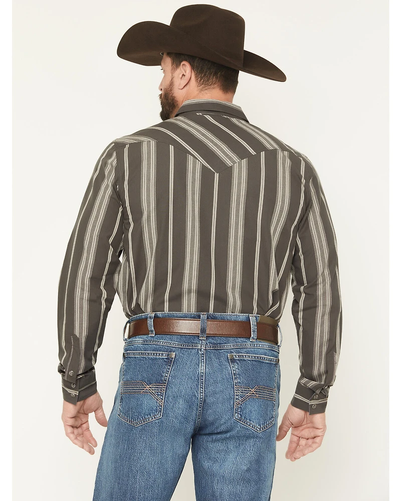 Cody James Men's Harpeth Striped Long Sleeve Snap Western Shirt