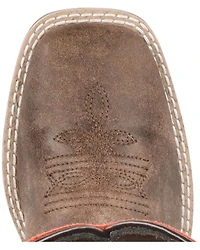 Smoky Mountain Girls' Rustic Rider Western Boots - Broad Square Toe
