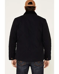 Pendleton Men's Solid Quilted Canvas Snap-Front Shirt Jacket