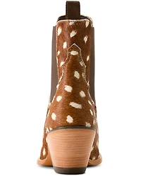 Ariat Women's Shiloh Hairon Deer Print Booties - Round Toe