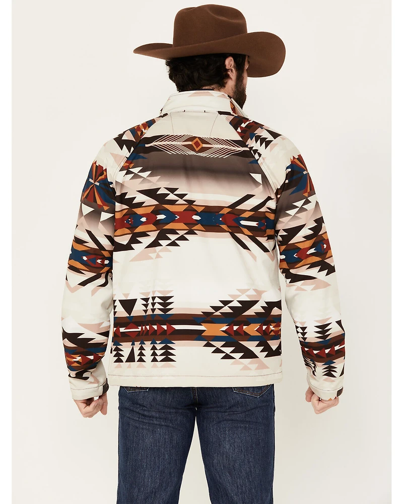 RANK 45® Men's Southwestern Print Softshell Jacket