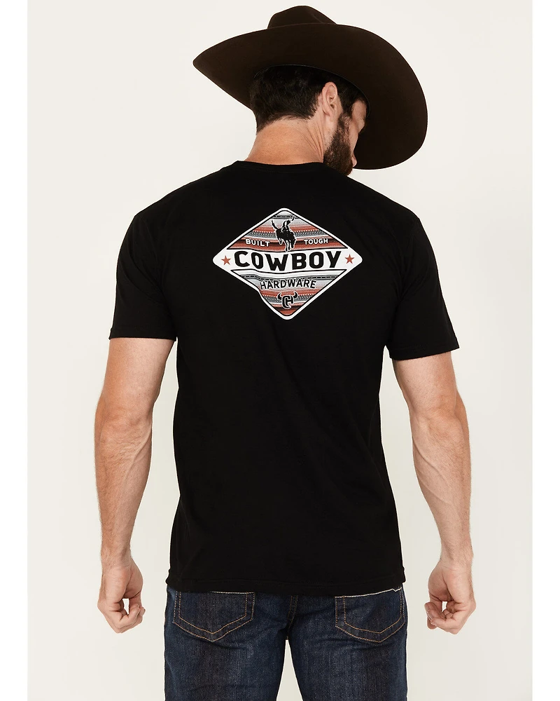 Cowboy Hardware Men's Built Tough Shield Short Sleeve Graphic T-Shirt