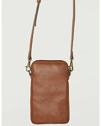 Shyanne Women's Studded Tooled Crossbody Phone Bag