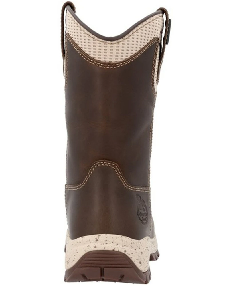 Georgia Boot Women's Eagle Trail Waterproof Pull On Work Boots - Alloy Toe