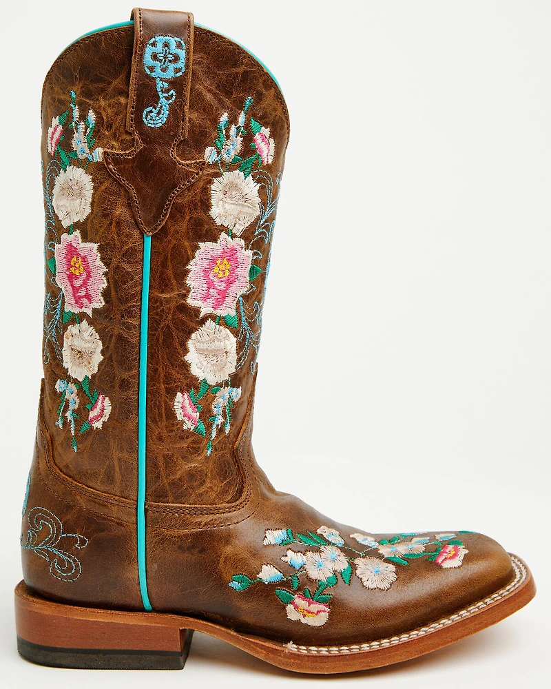 Macie Bean Little Girls' Honey Bunch Western Boots - Square Toe