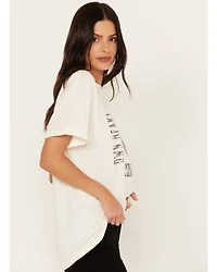 Cleo + Wolf Women's Trust Your Own Heart Oversized Graphic Tee