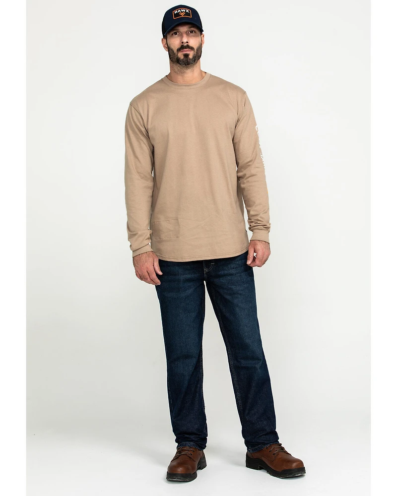 Cody James Men's FR Logo Long Sleeve Work T-Shirt - Tall