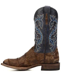 Lucchese Men's Handmade Malcolm Alligator Western Boots - Square Toe