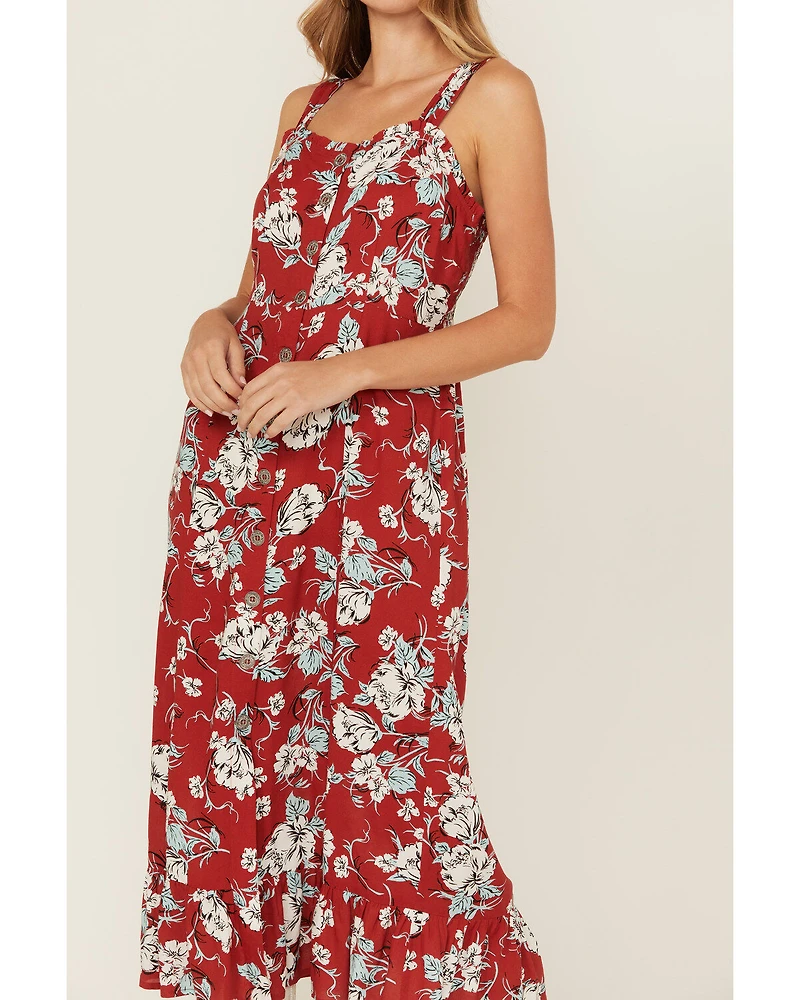 Cotton & Rye Women's Floral Print Midi Sundress