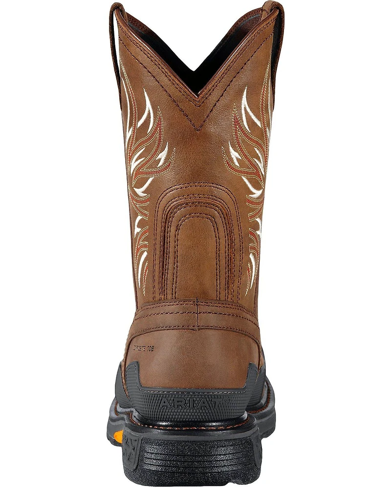 Ariat Men's Overdrive Pull On Work Boots - Composite Toe