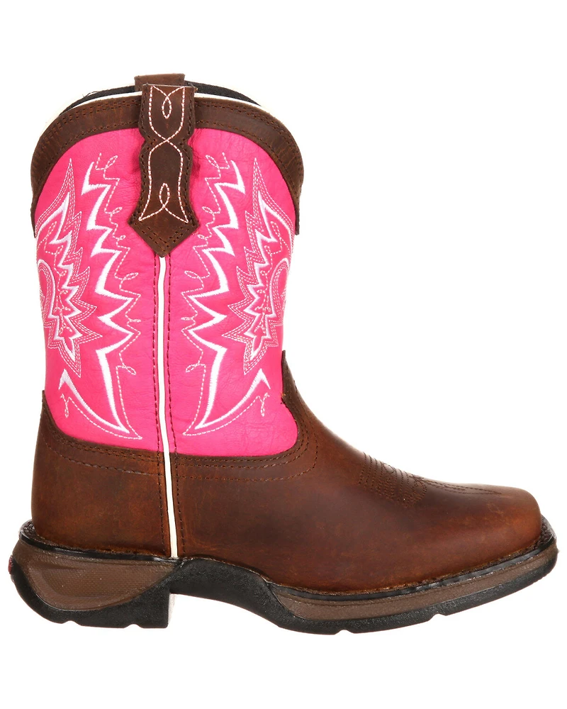 Durango Girls' Let Love Fly Western Boots - Square Toe