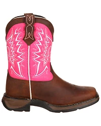 Durango Girls' Let Love Fly Western Boots - Square Toe