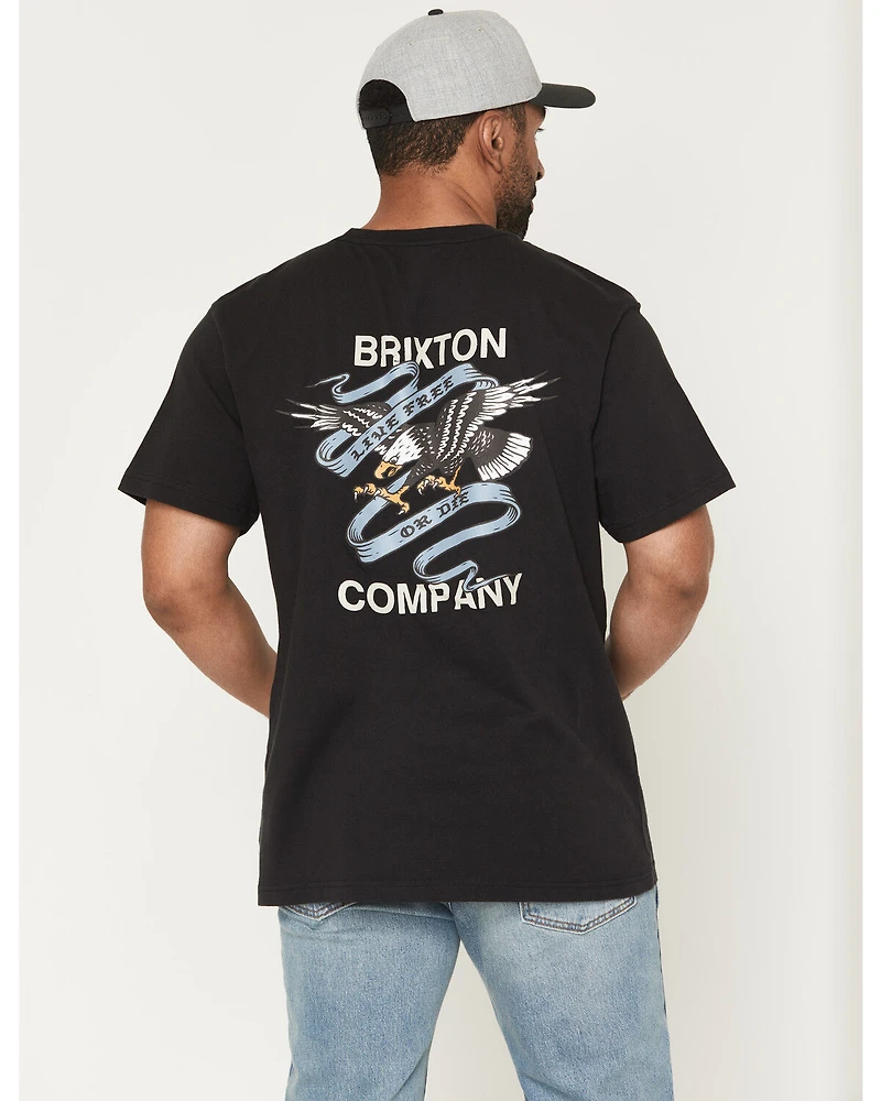 Brixton Men's Boot Barn Exclusive Live Free Short Sleeve Graphic T-Shirt