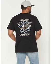 Brixton Men's Boot Barn Exclusive Live Free Short Sleeve Graphic T-Shirt