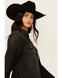 Wrangler Retro Women's Long Sleeve Snap Denim Western Shirt