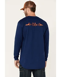 Hawx Men's FR Graphic Long Sleeve Work T-Shirt