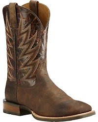 Ariat Men's Challenger Branding Iron Western Performance Boots - Broad Square Toe