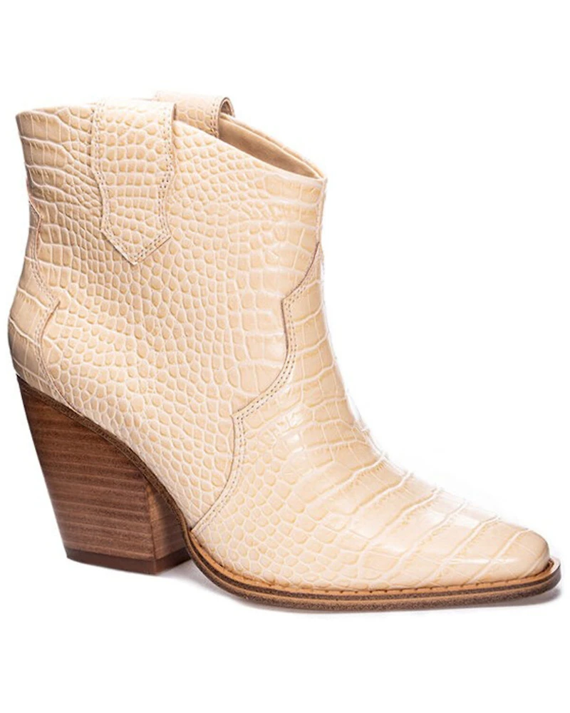 Chinese Laundry Women's Bonnie Croc Print Fashion Booties - Snip Toe