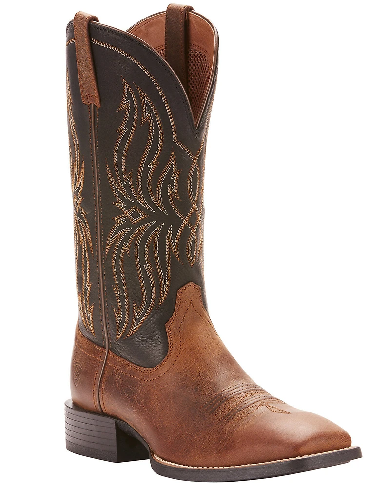 Ariat Men's Rustler Brute Western Boots - Broad Square Toe