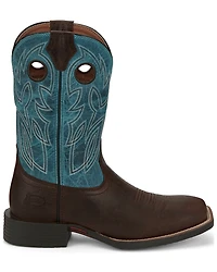 Justin Men's 11" Bowline Western Boots - Broad Square Toe