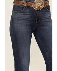 Wrangler Women's Lacey Dark Wash Bespoke High Rise Bootcut Stretch Denim Jeans