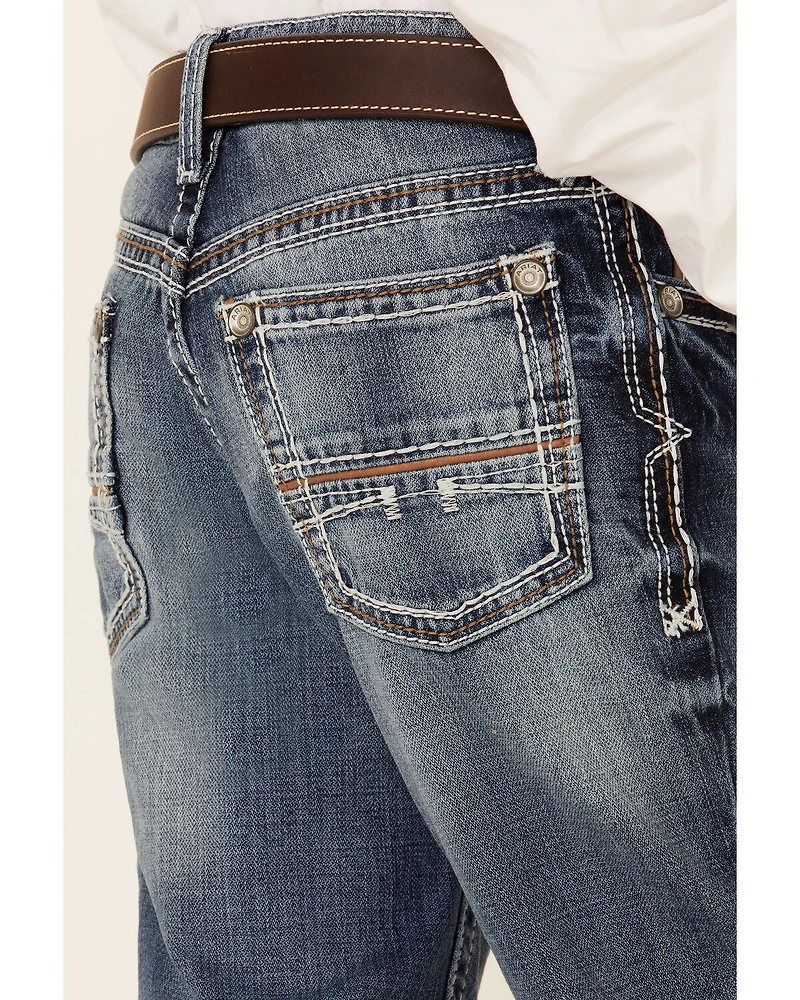 Ariat Boys' B4 Coltrane Durango Relaxed Bootcut Jeans