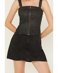 Levi's Women's Sculpted Prize Fight Sleeveless Denim Bustier Top