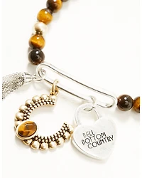 Lainey Wilson Women's Little Bitta Luck Charm Bracelet Set - 3 Piece