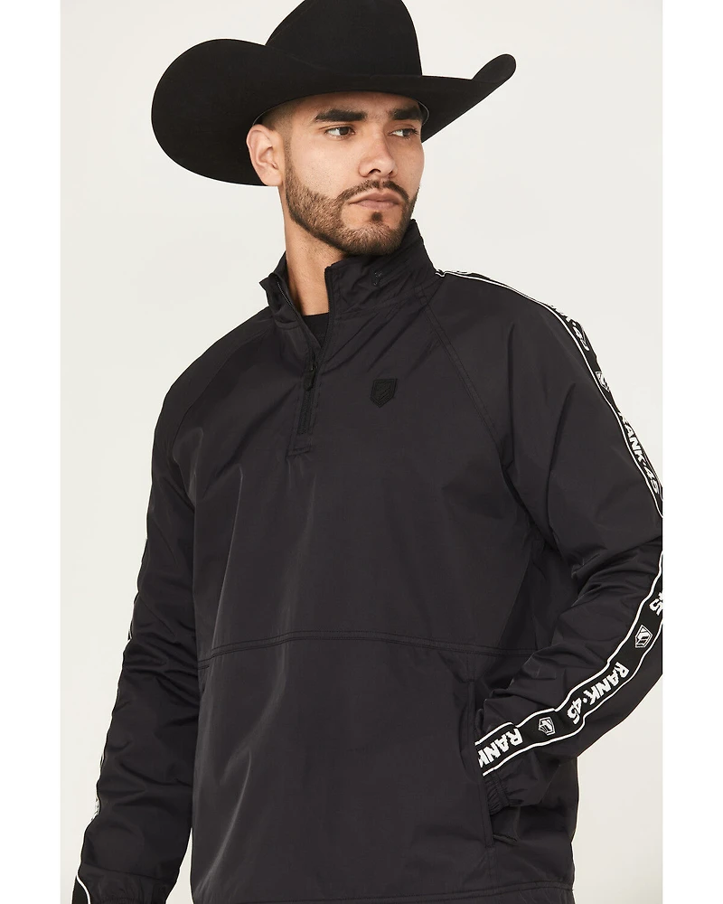 RANK 45® Men's Hungup Windbreaker Hooded Pullover