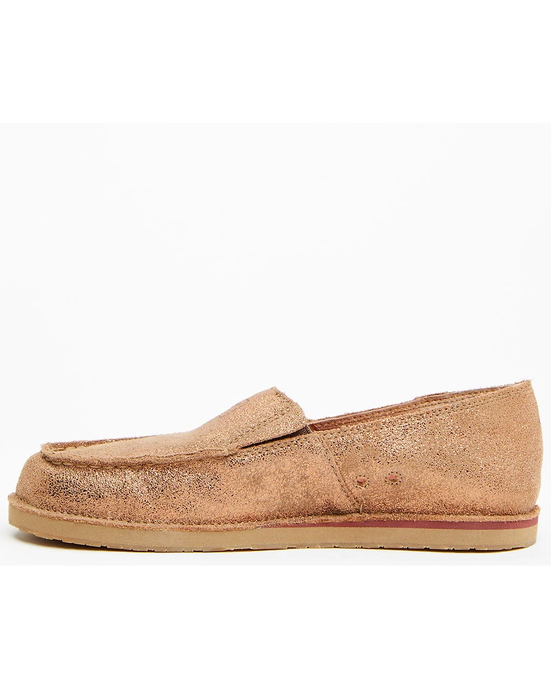 Twisted X Women's Boot Barn Exclusive Comfy Sparkle Loafer Shoes - Moc Toe