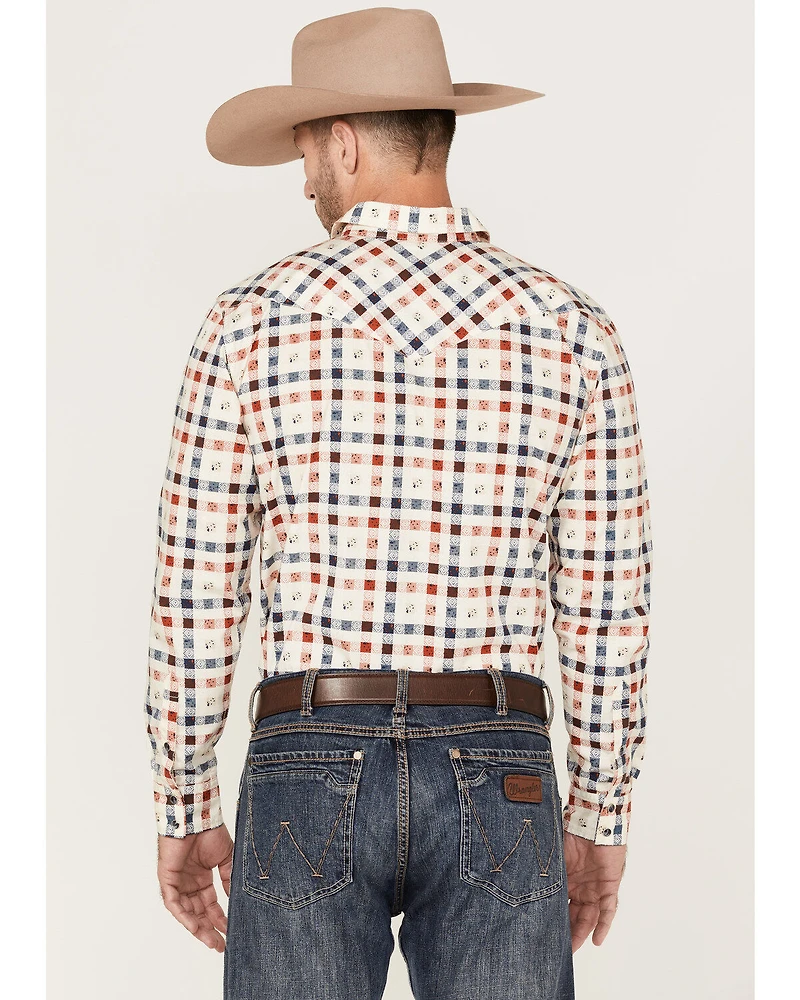 Gibson Men's Picnik Check Plaid Long Sleeve Snap Western Shirt