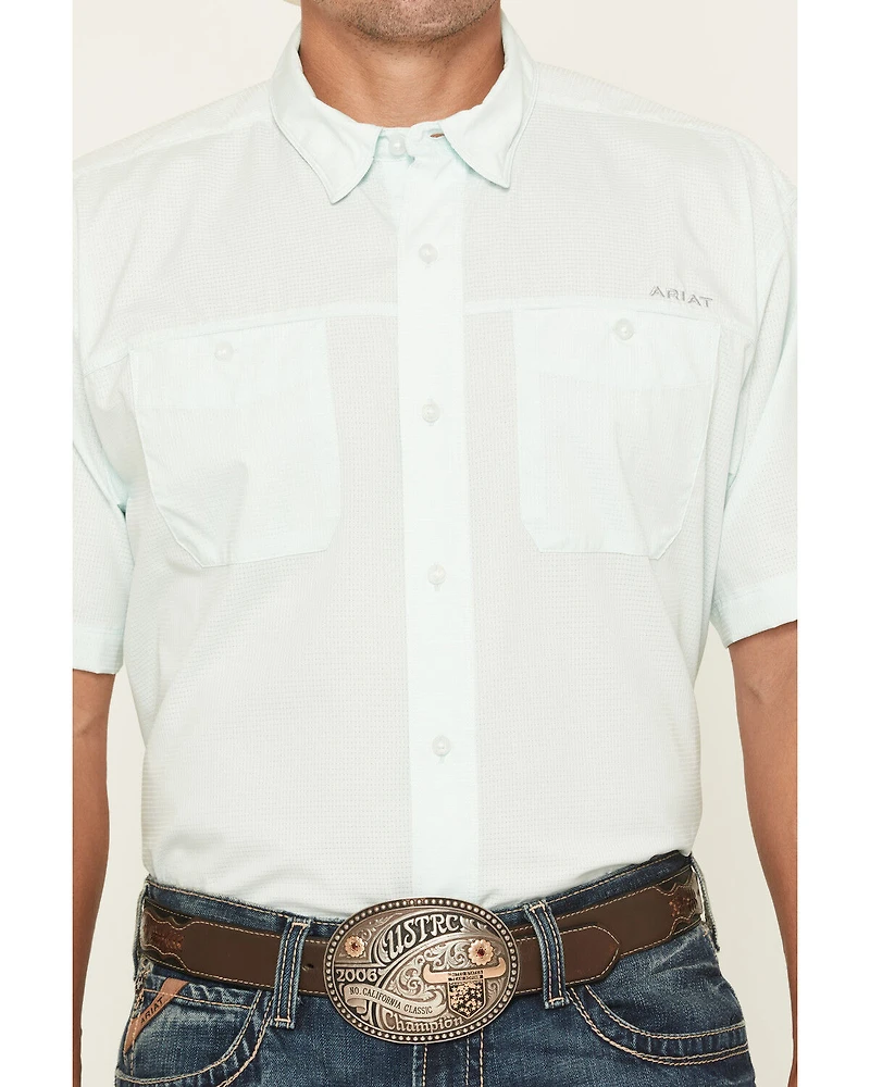 Ariat Men's 360 Airflow Classic Solid Long Sleeve Button-Down Performance Western Shirt