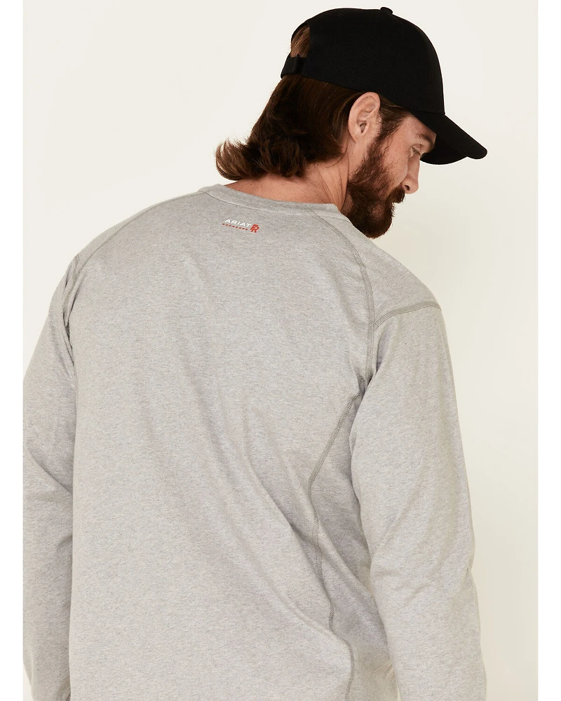 Ariat Men's FR Air Henley Long Sleeve Work Shirt