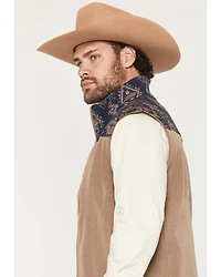 Hooey Men's Jackson Hole Southwestern Colorblock Softshell Vest