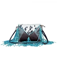 Myra Bag Women's Effervescence Leather & Hair-on Tooled Bag