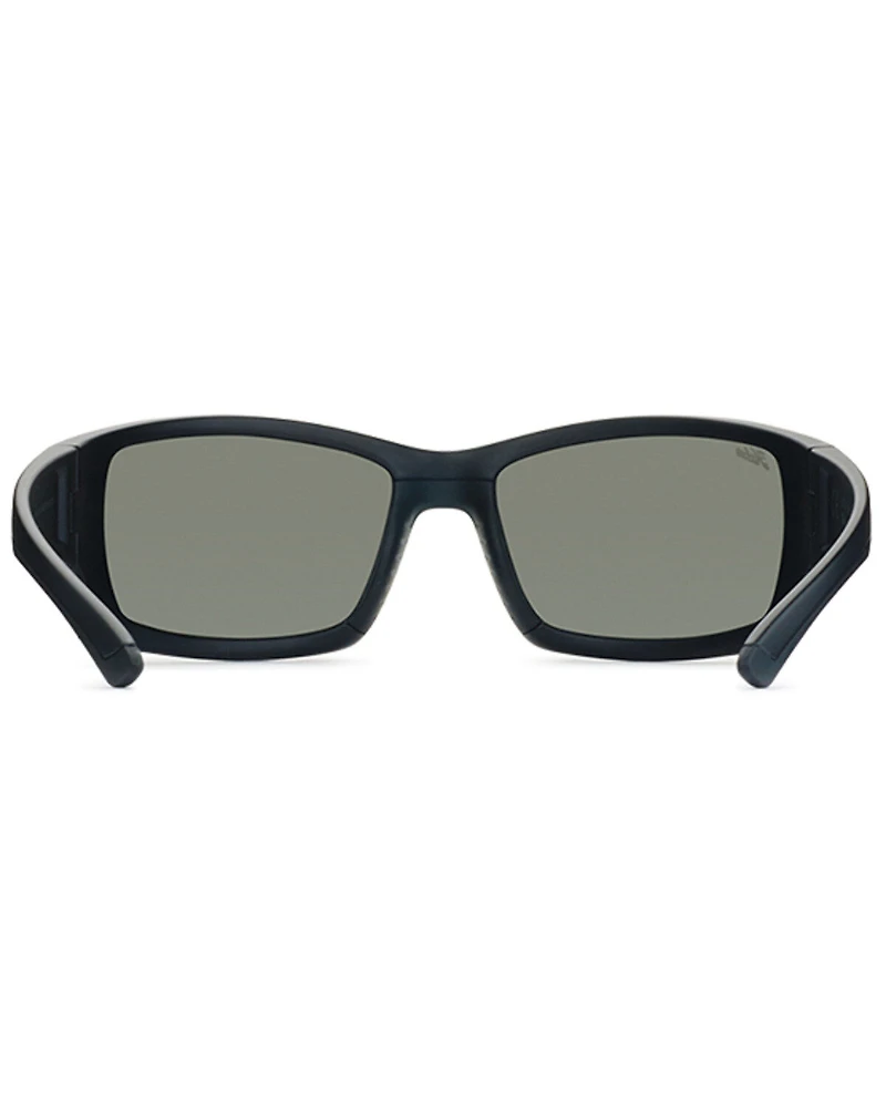 Hobie Men's Everglades Satin Black & Gray Frame Polarized Sunglasses